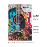 Guitar Collage Pattern